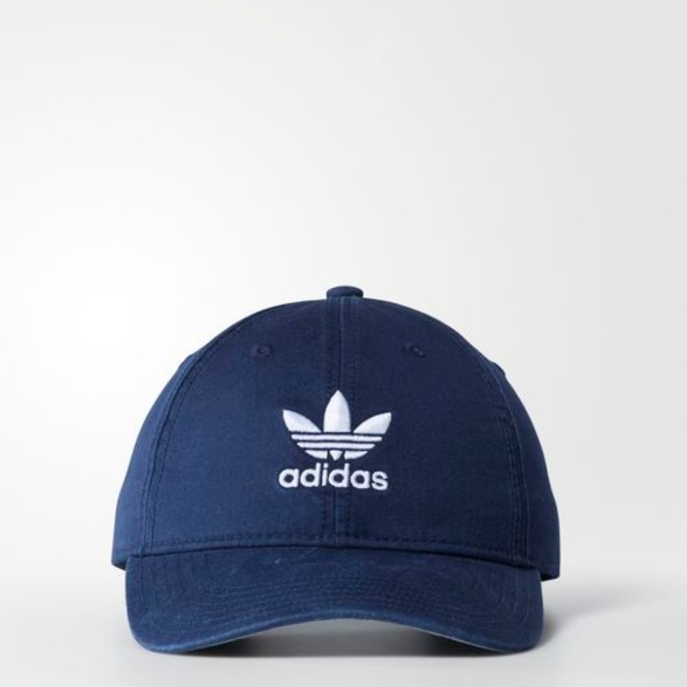 Blue Adidas Originals Trefoil Hat